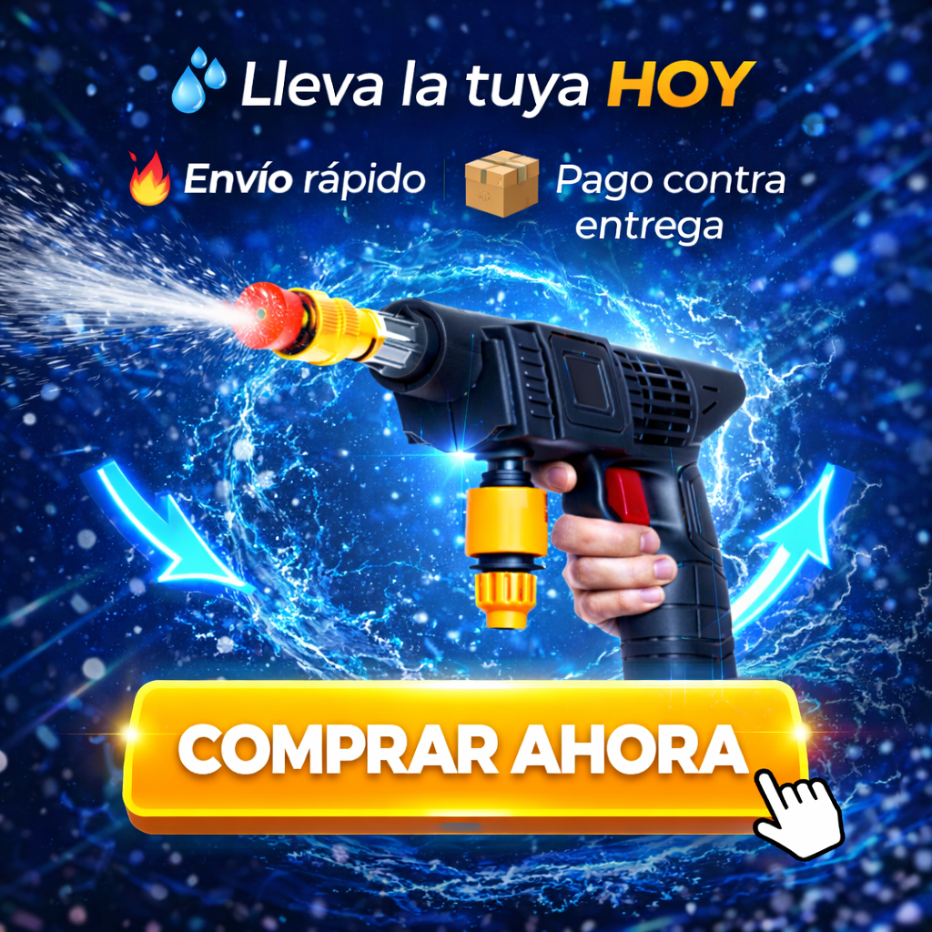 Limpieza extrema en segundos con la hidrolavadora portatil