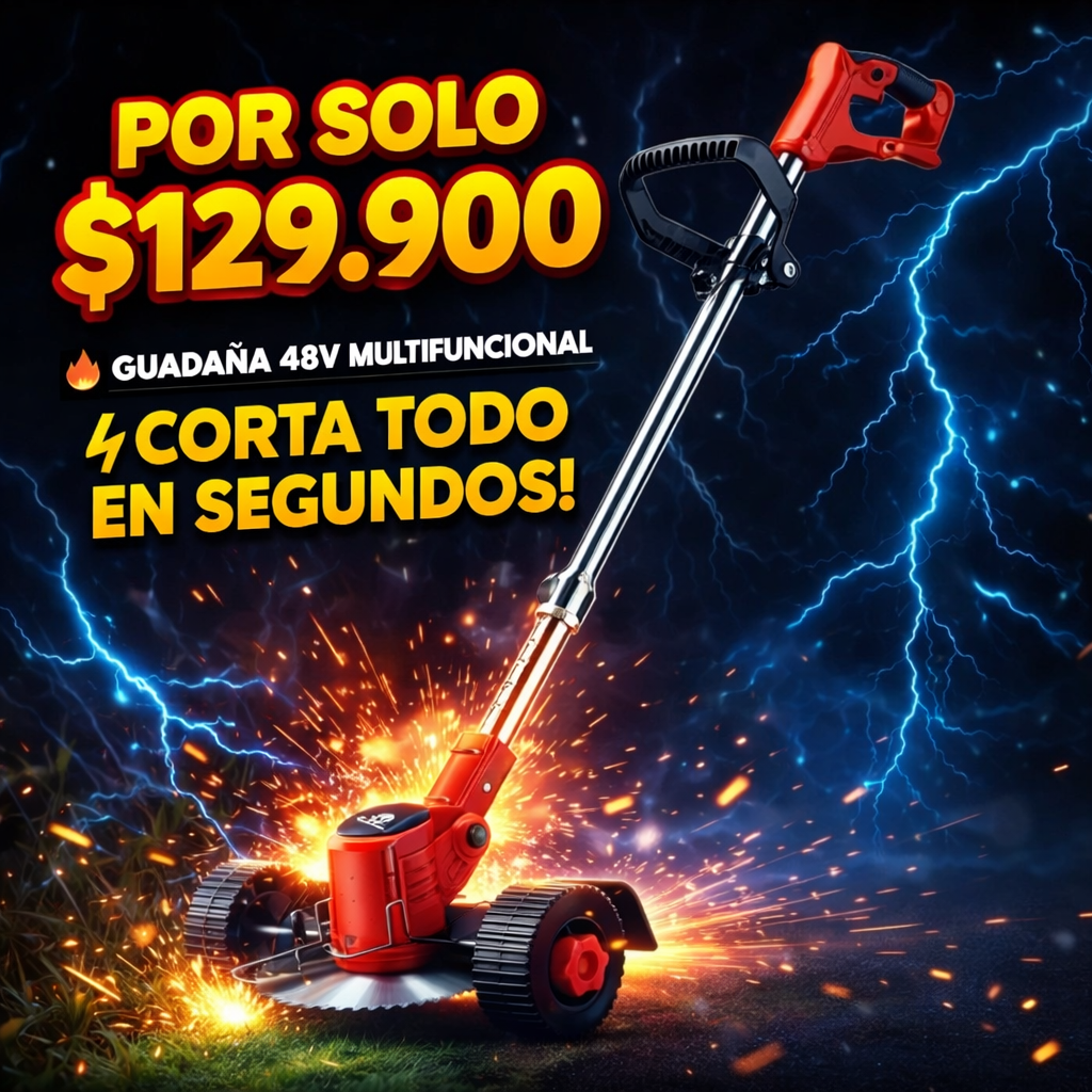 ¡CORTA TODO EN SEGUNDOS CON LA GUADAÑA ELECTRICA!