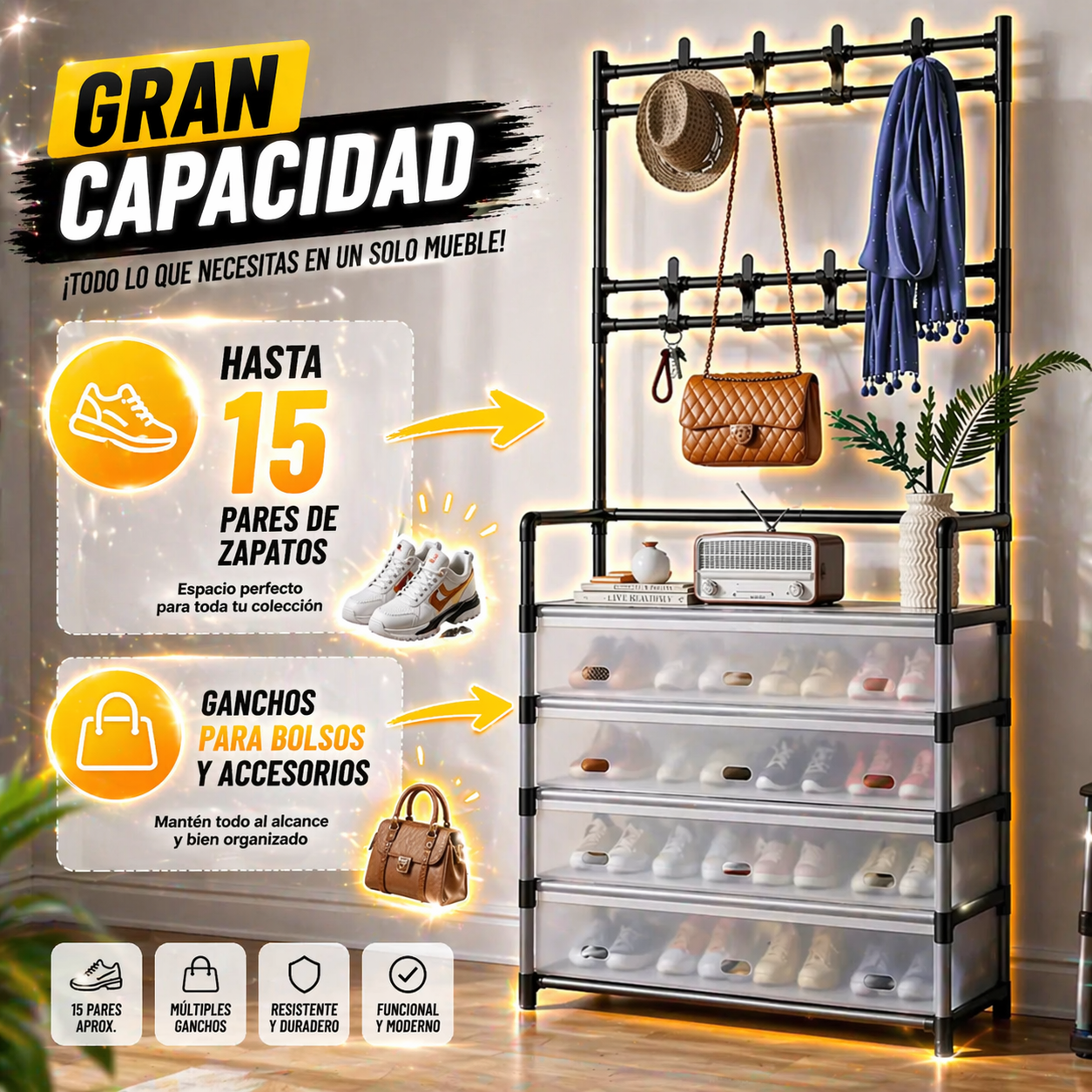 ¿TU CASA ES UN DESASTRE? DALE FIN CON EL ORGANIZADOR 5 NIVELES