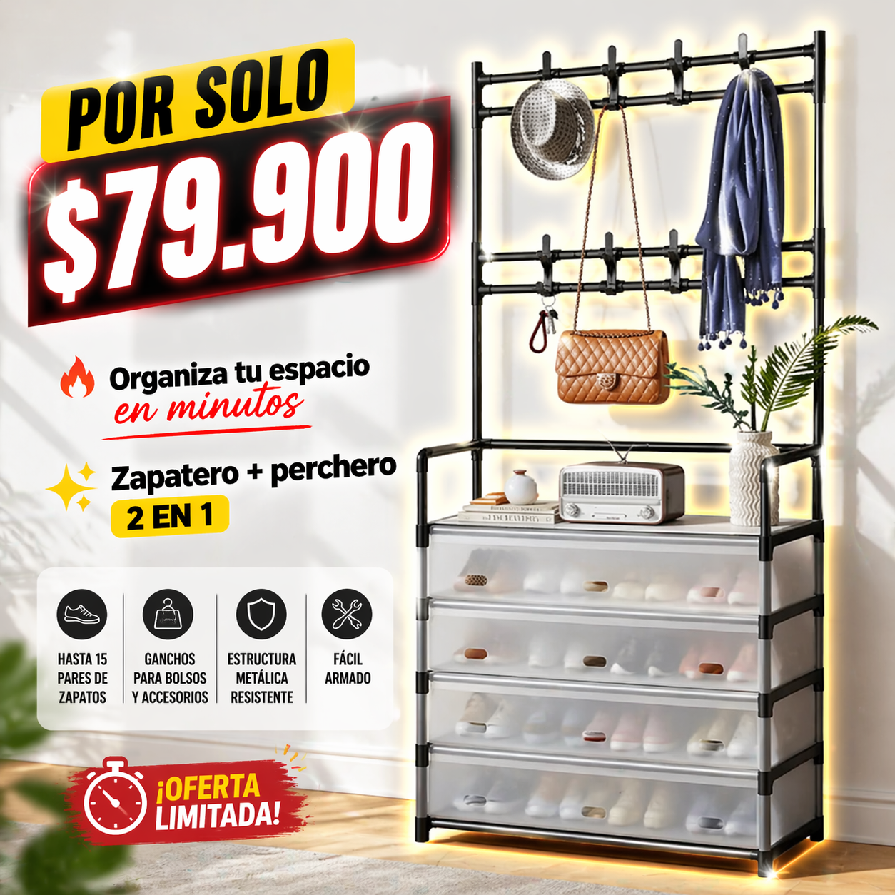 ¿TU CASA ES UN DESASTRE? DALE FIN CON EL ORGANIZADOR 5 NIVELES