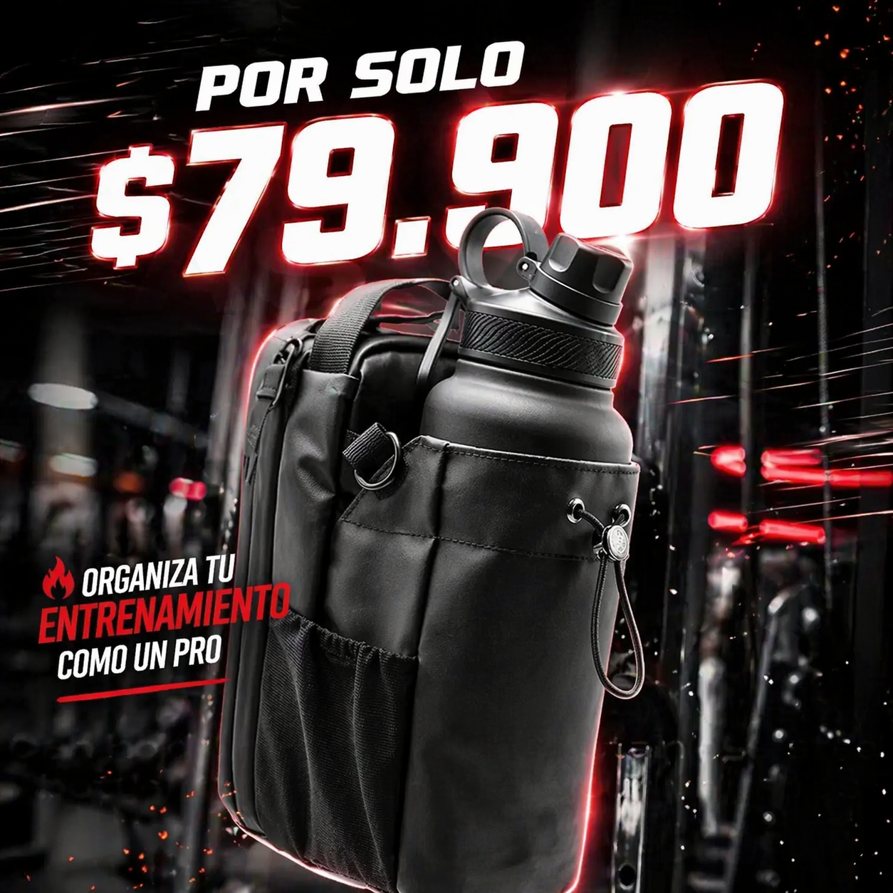 ¿Cansado del desorden en el gym? Ya no mas eso con el Bolso Magnetico