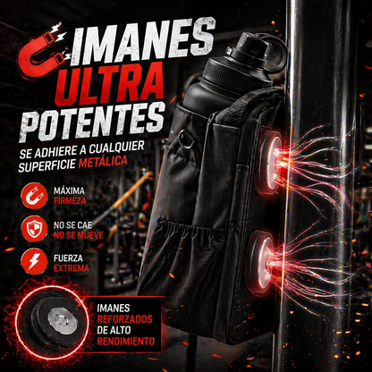 ¿Cansado del desorden en el gym? Ya no mas eso con el Bolso Magnetico