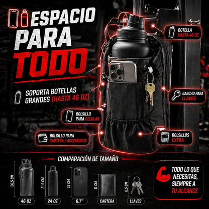 ¿Cansado del desorden en el gym? Ya no mas eso con el Bolso Magnetico
