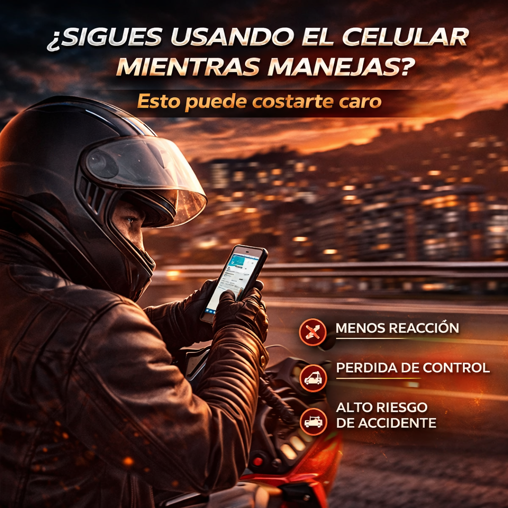 Deja de usar el celular mientras manejas y conduce con total seguridad - Intercomunicador Moto Para Casco Fm Bluetooth Q-58 Max