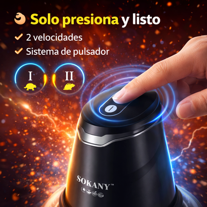 ¡Pica todo en segundos! La picadora 2 en 1 que necesitas