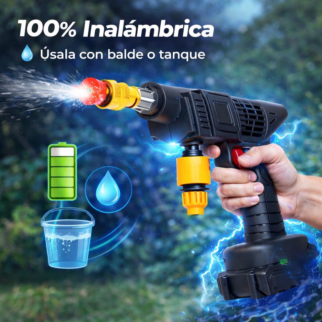 Limpieza extrema en segundos con la hidrolavadora portatil