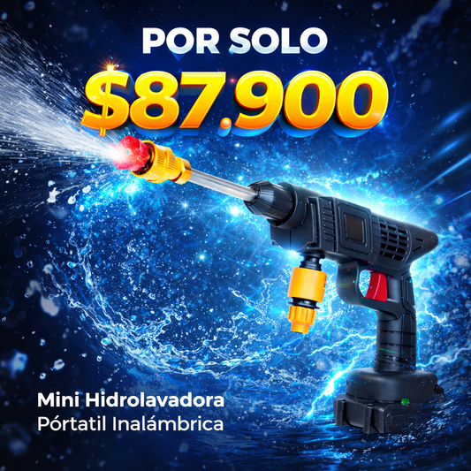 Limpieza extrema en segundos con la hidrolavadora portatil