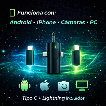 ¡GRABA COMO UN PRO DESDE HOY CON EL MICROFONO F11!