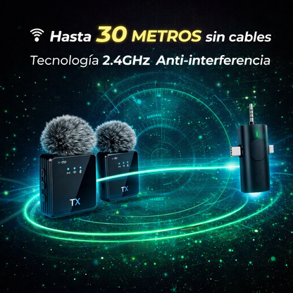 ¡GRABA COMO UN PRO DESDE HOY CON EL MICROFONO F11!