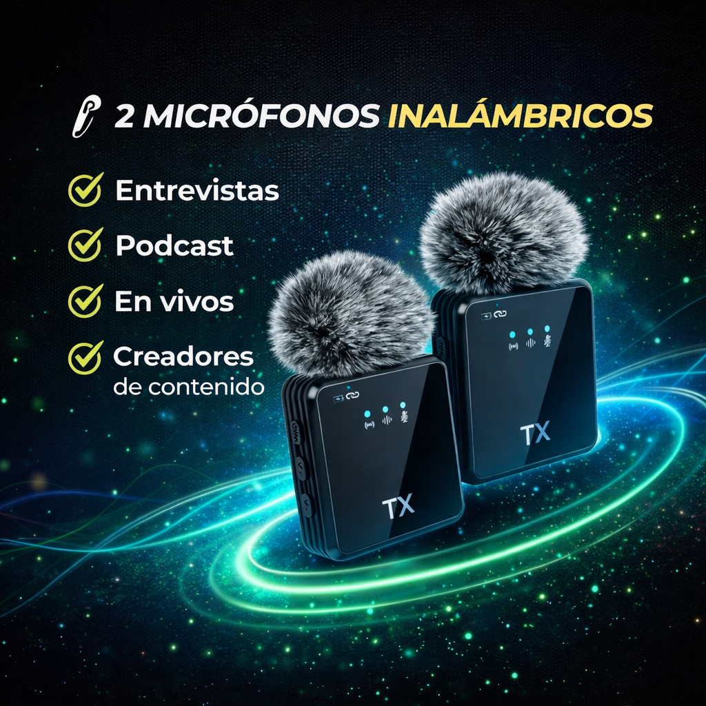 ¡GRABA COMO UN PRO DESDE HOY CON EL MICROFONO F11!
