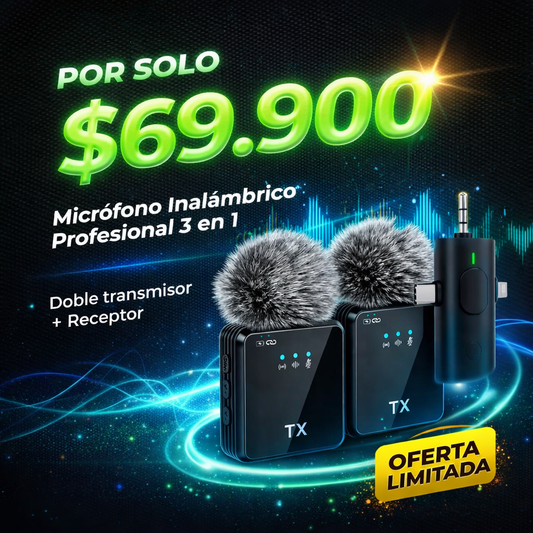 ¡GRABA COMO UN PRO DESDE HOY CON EL MICROFONO F11!